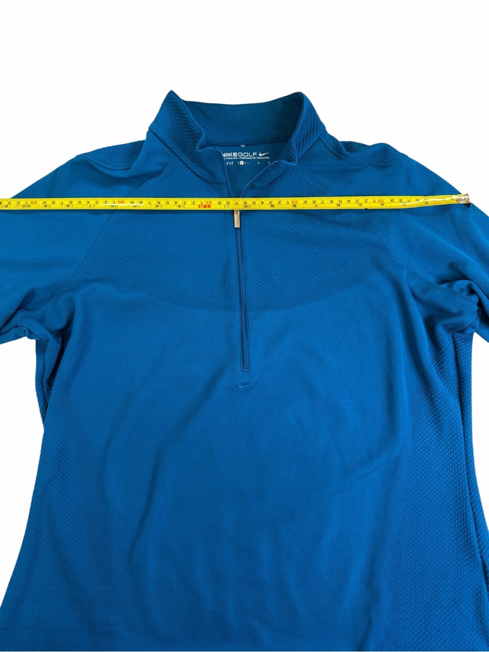 Nike Blue Dri-FIT Golf Quarter-Zip Pullover - Picture 5 of 6